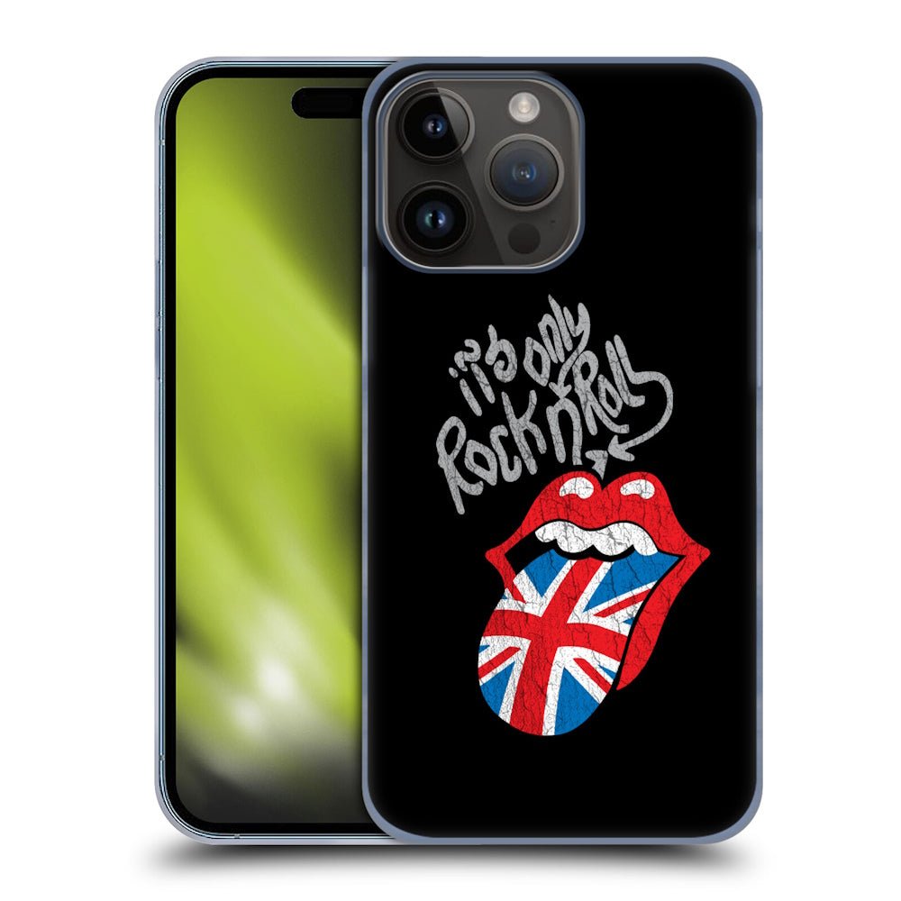 ROLLING STONES ローリングストーンズ (来日 35周年 記念 ) - Only Rock And Roll Distressed ハード case / Apple iPhoneケース - PGS